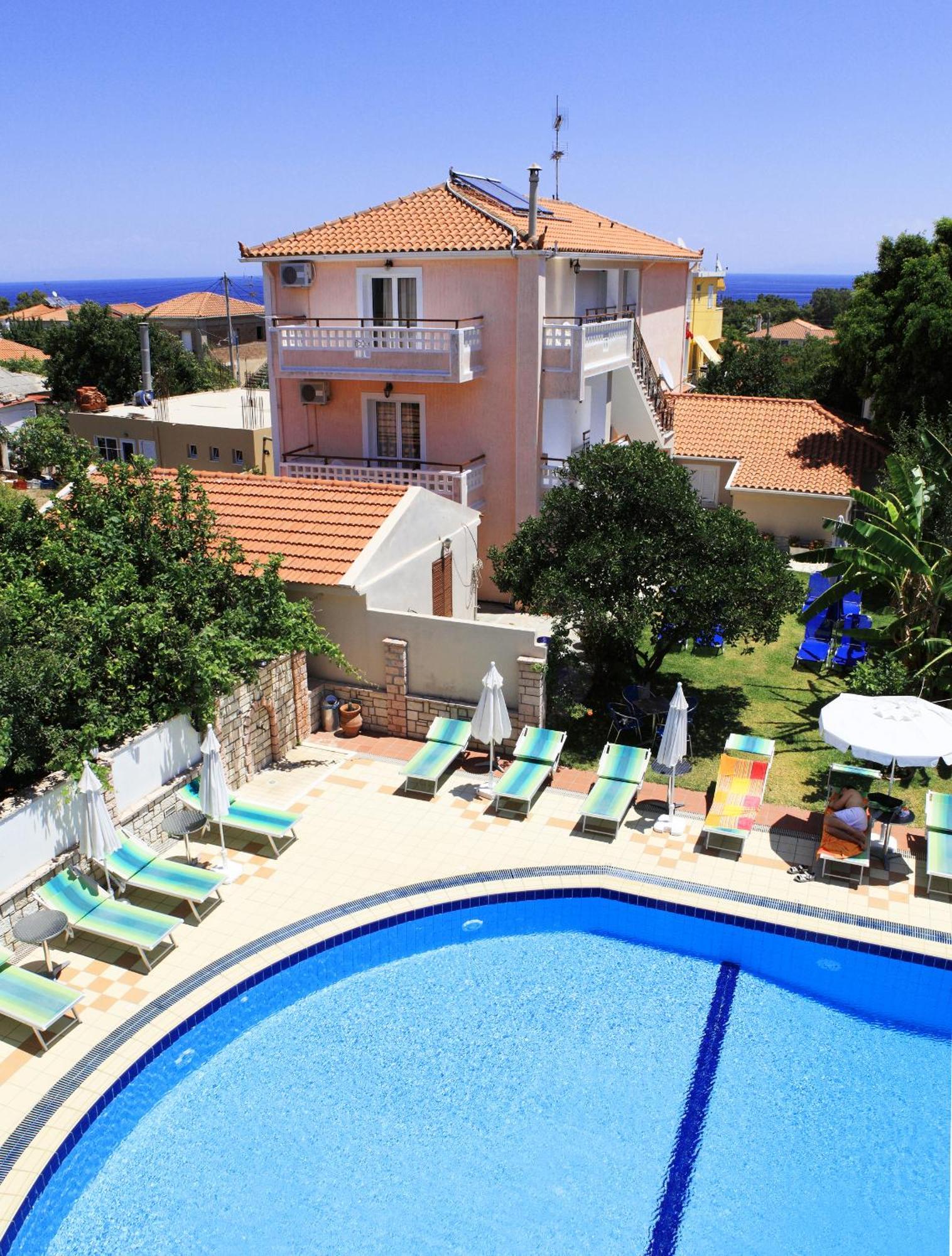 Theodora Studios & Apartments Skala  Exteriér fotografie