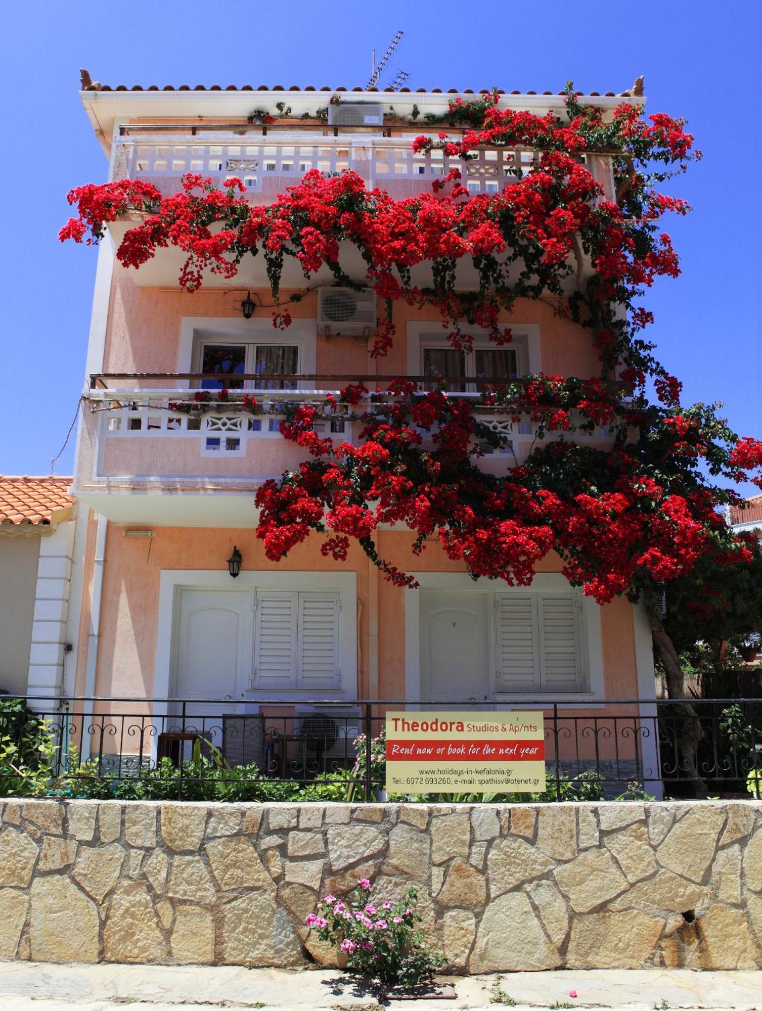 Theodora Studios & Apartments Skala  Exteriér fotografie